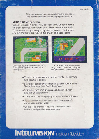 Auto Game Racing on Auto Racing Intel Retro Game Guide